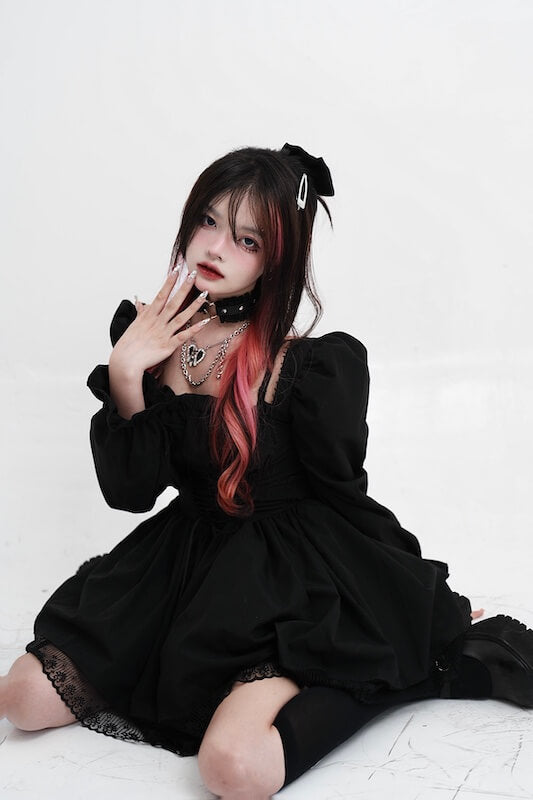 cutiekill-sweet-goth-bubble-dress-ah0008