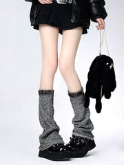 cutiekill-vintage-buckle-grey-leg-warmers-c0345