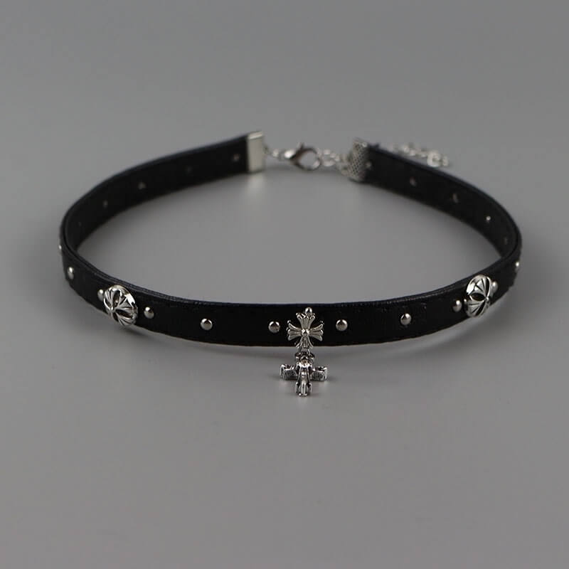 cutiekill-vintage-cross-punk-choker-ah0634