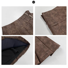 cutiekill-vintage-girl-buckle-skirt-om0245