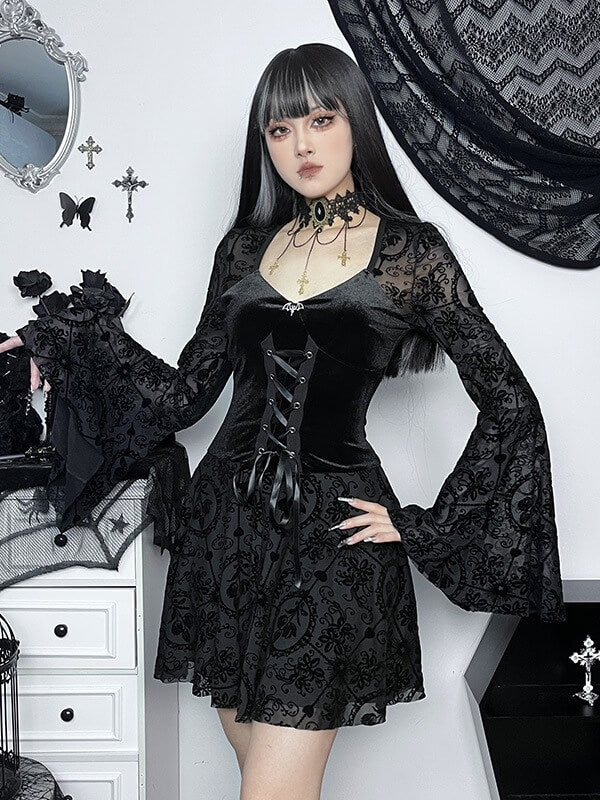 cutiekill-vintage-goth-ribbon-dress-ah0427