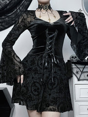 cutiekill-vintage-goth-ribbon-dress-ah0427