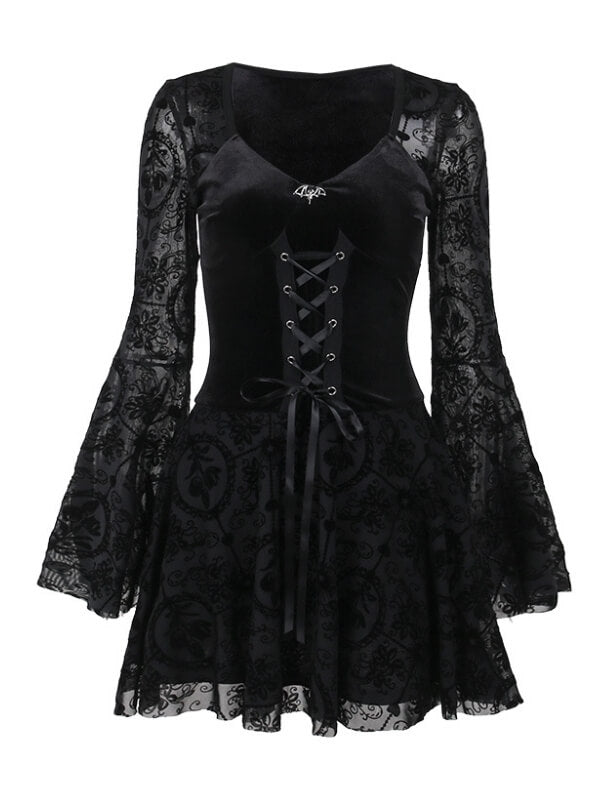 cutiekill-vintage-goth-ribbon-dress-ah0427