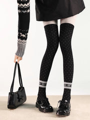 cutiekill-white-snowflake-polka-dot-thigh-high-socks-c0525