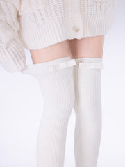 cutiekill-winter-woolen-knot-bow-stockings-c0363
