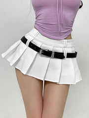 cutiekill-y2k-aesthetic-belt-skirt-om0216