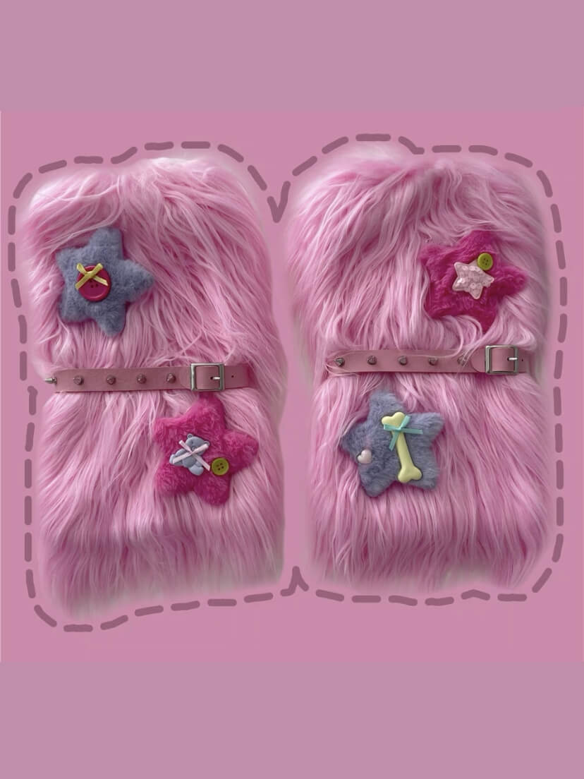 cutiekill-y2k-angel-furry-leg-warmers-c0356