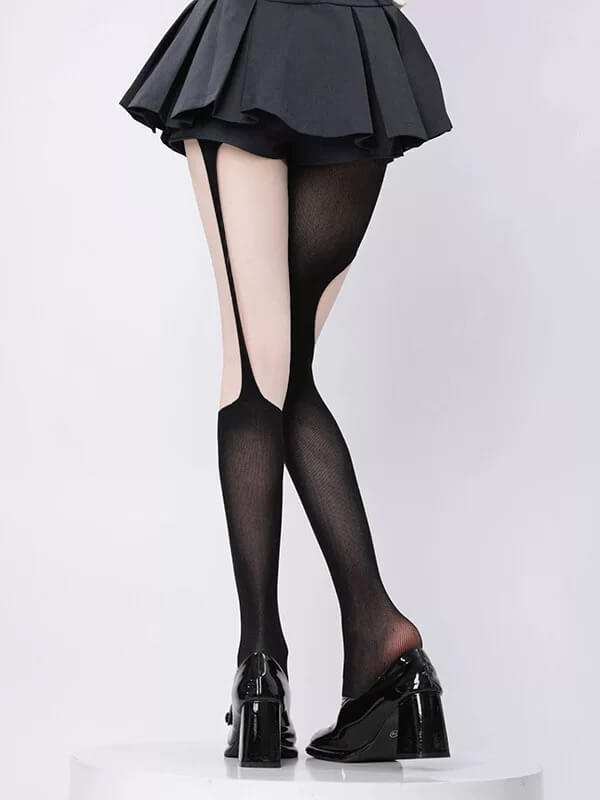 cutiekill-y2k-baddie-irregular-cutout-tights-c0038