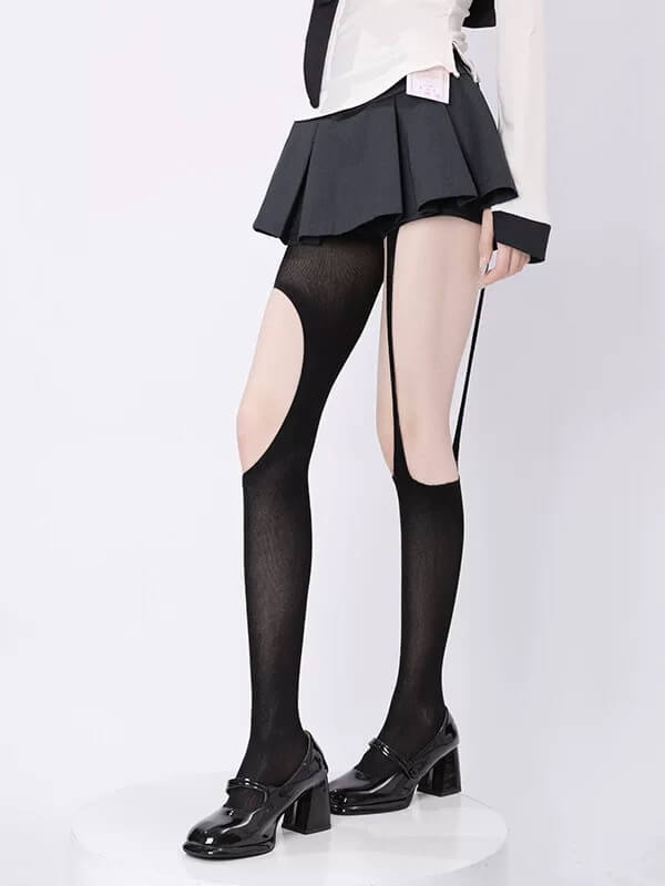cutiekill-y2k-baddie-irregular-cutout-tights-c0038