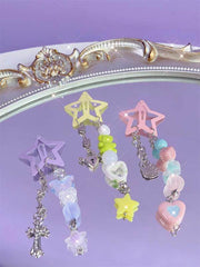 Y2k cute star hair clip