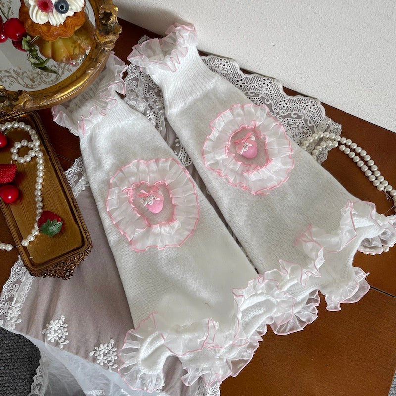 cutiekill-y2k-gothic-doll-ruffled-leg-warmers-c0556
