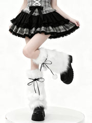 cutiekill-y2k-pom-poms-fluffy-faux-fur-leg-warmers-c0465