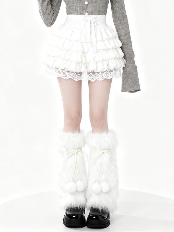 cutiekill-y2k-pom-poms-fluffy-faux-fur-leg-warmers-c0465
