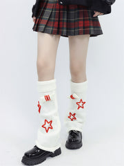 cutiekill-y2k-stars-bone-leg-warmers-c0111