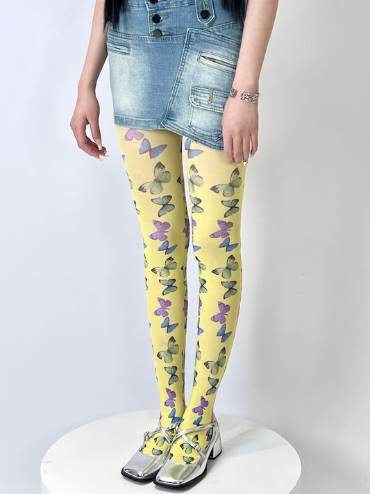 cutiekill-y2k-subculture-butterfly-print-tights-c0455
