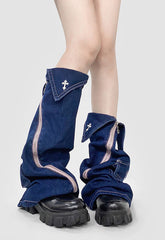 cutiekill-zipper-denim-leg-warmers-c0327