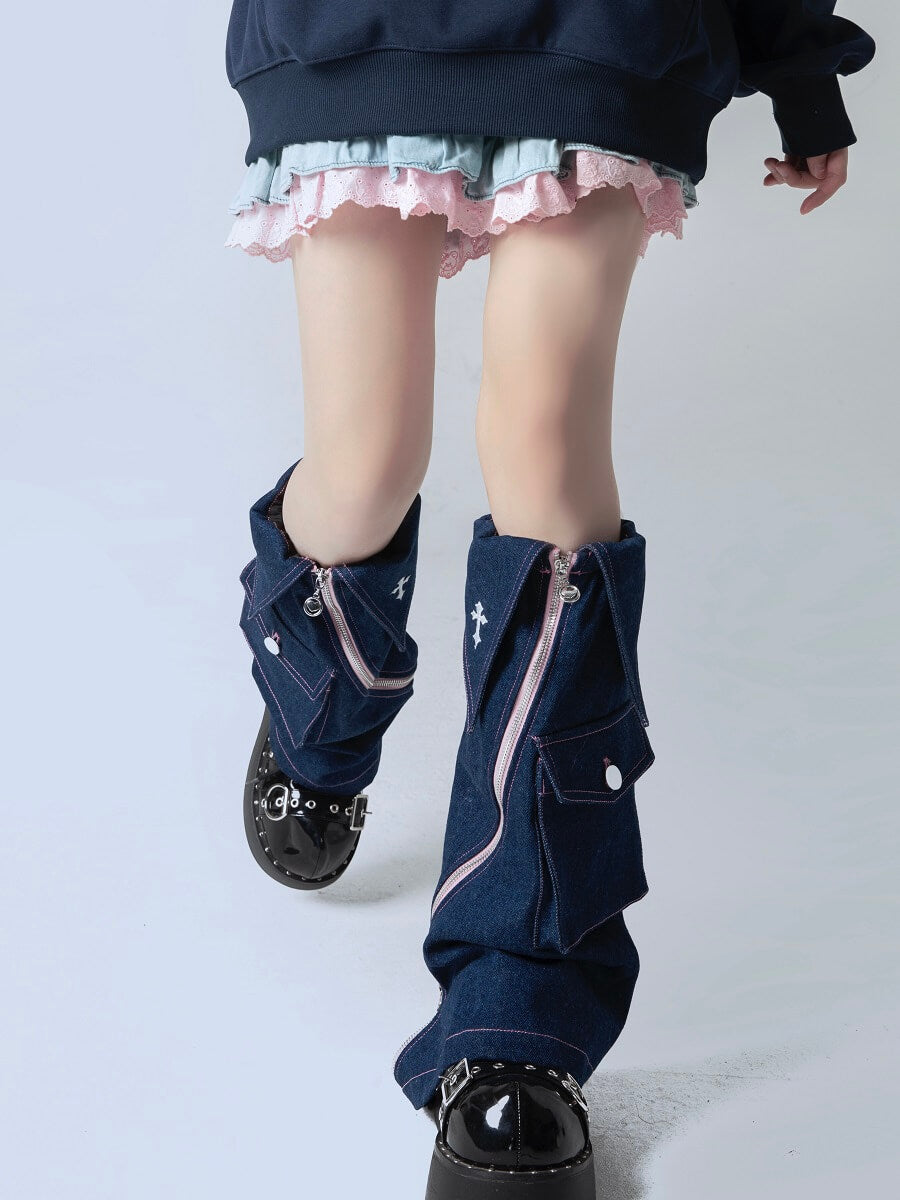 cutiekill-zipper-denim-leg-warmers-c0327