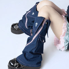 cutiekill-zipper-denim-leg-warmers-c0327