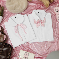JK girl short sleeve doll collar uniform blouse