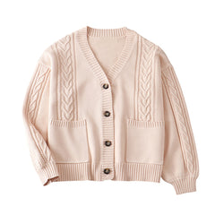 JK winter fluffy warm uniform cardigan