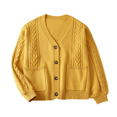 JK winter fluffy warm uniform cardigan