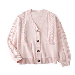 JK winter fluffy warm uniform cardigan