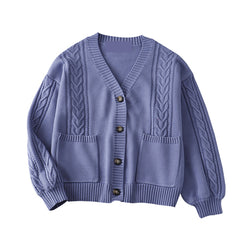 JK winter fluffy warm uniform cardigan