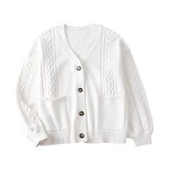 JK winter fluffy warm uniform cardigan