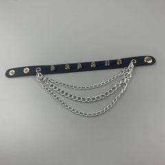 cuteikill-vintage-goth-chains-rivet-bracelet-ah0110