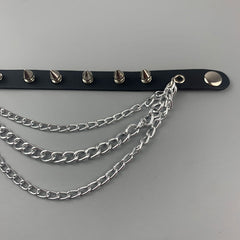 cuteikill-vintage-goth-chains-rivet-bracelet-ah0110