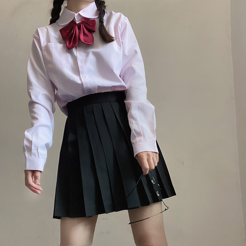 cutiekil-jk-girl-long-sleeve-doll-collar-uniform-blouse-c00757