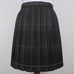 cutiekil-skirt-bow-jk-carbon-grey-plaid-uniform-skirt-c00775