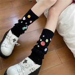 cutiekill-00s-y2k-candy-buttons-leg-warmers-c0173