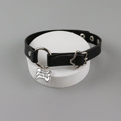 Aesthetic y2k bones choker