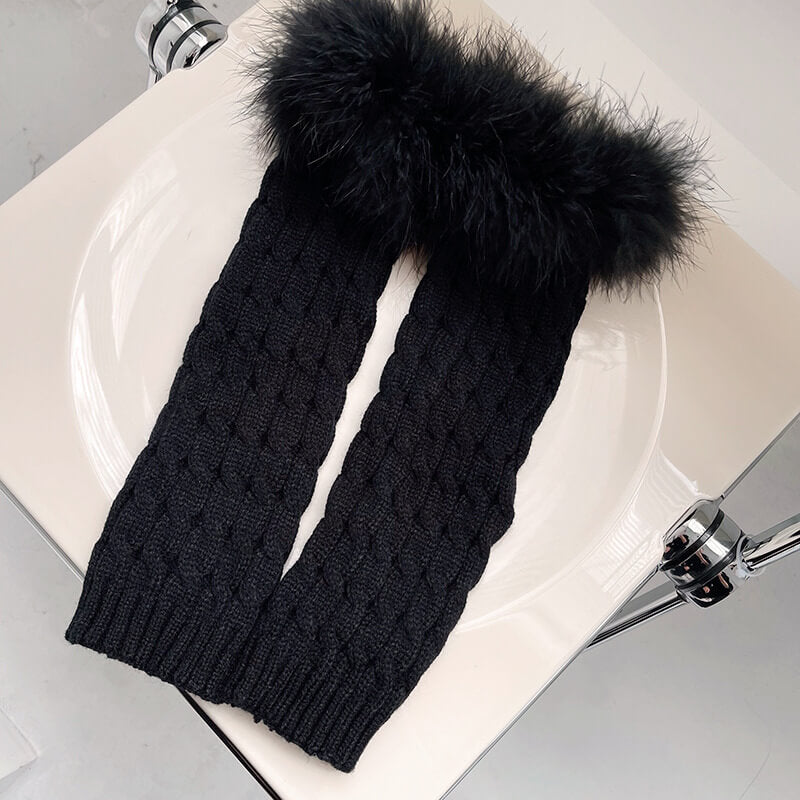 cutiekill-aesthetic-y2k-fluffy-leg-warmers-c0192