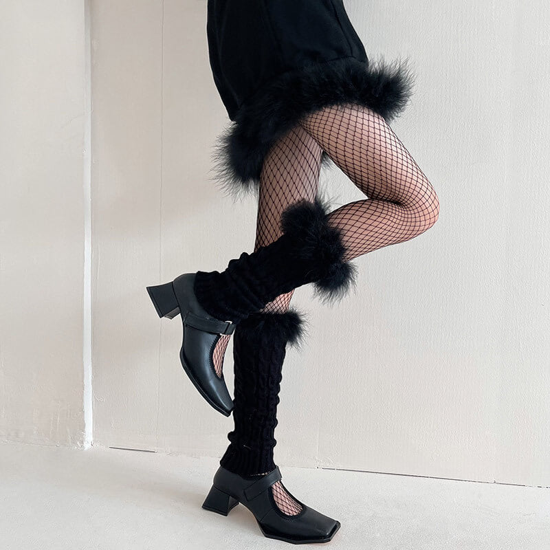 cutiekill-aesthetic-y2k-fluffy-leg-warmers-c0192