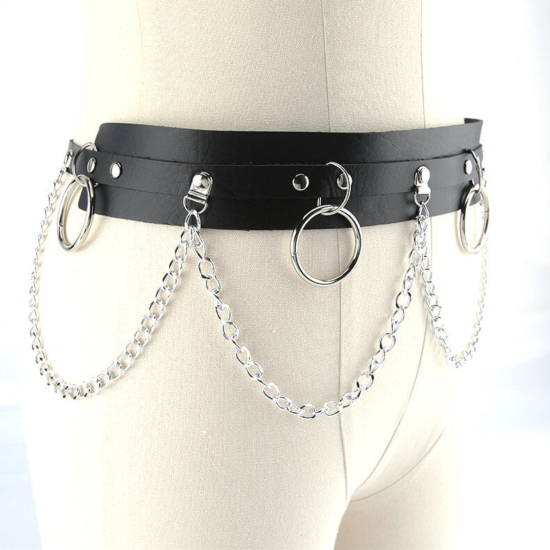 cutiekill-alternative-hardcore-chain-rings-belt-c0072