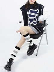 cutiekill-back-to-school-y2k-stripes-leg-warmers-c0100