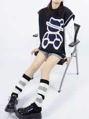 cutiekill-back-to-school-y2k-stripes-leg-warmers-c0100