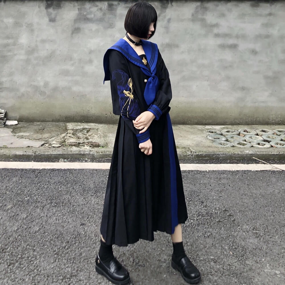 cutiekill-bad-girl-blue-black-jk-uniform-set-jk0018