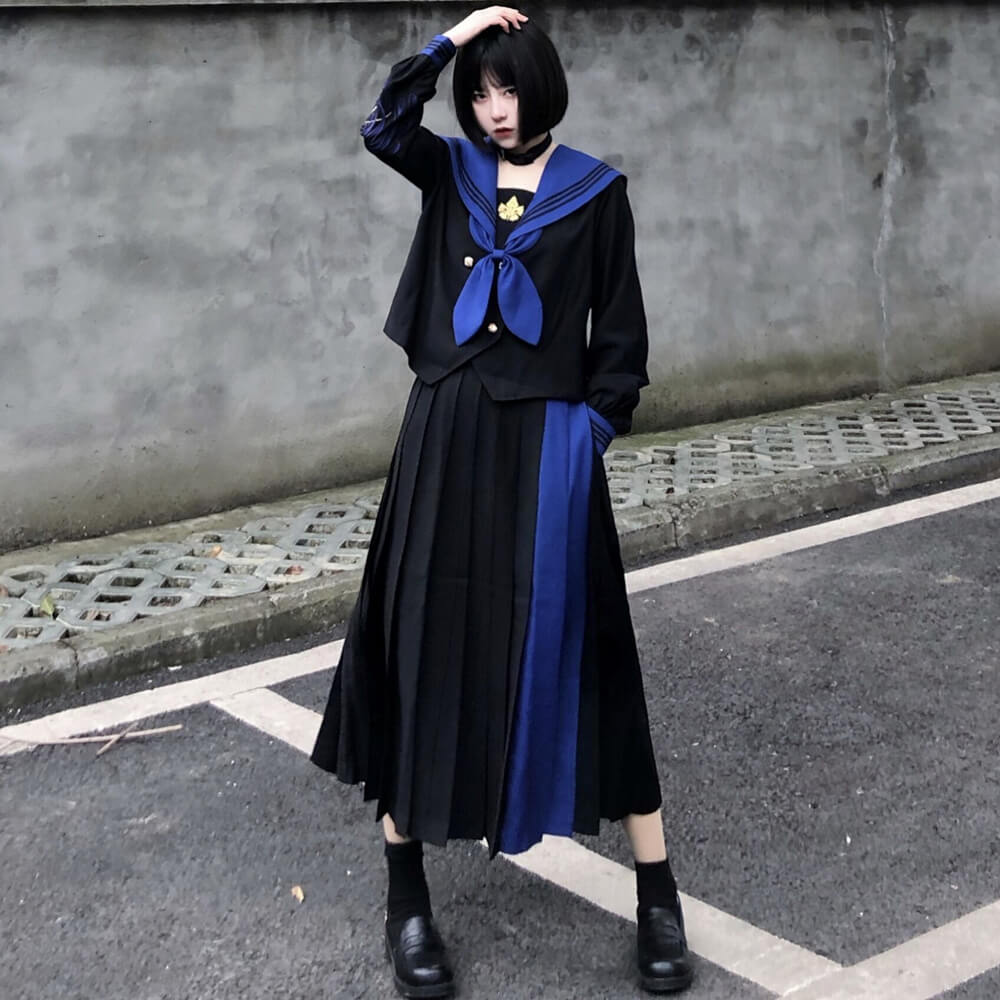 cutiekill-bad-girl-blue-black-jk-uniform-set-jk0018