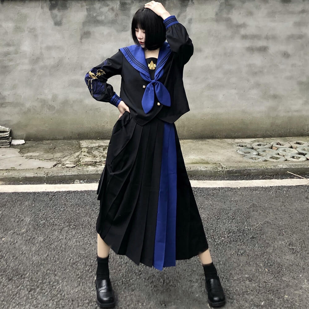 cutiekill-bad-girl-blue-black-jk-uniform-set-jk0018