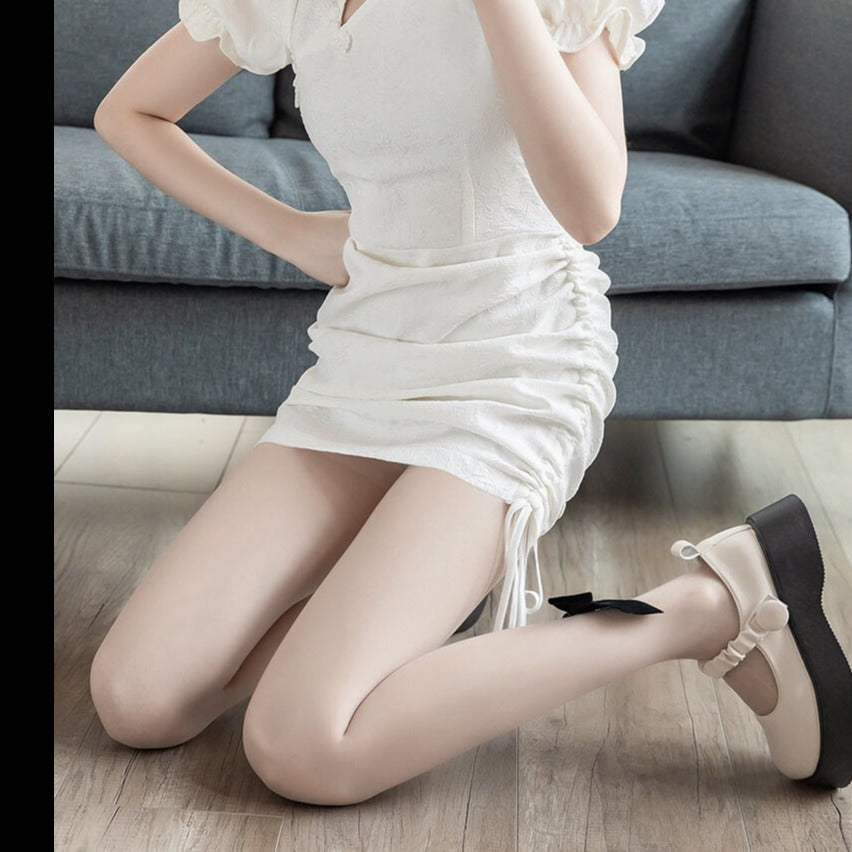 cutiekill-black-flocking-bow-random-cutting-tights-c0045