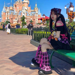 cutiekill-black-pink-ribbon-leg-warmers-c0226