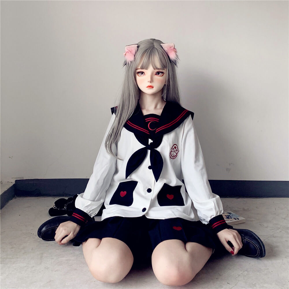 cutiekill-black-white-adorable-ghost-jk-uniform-set-jk0034