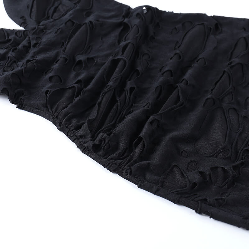 cutiekill-broken-darkness-fitted-dress-ah0179