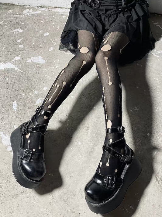cutiekill-broken-shooting-star-tights-c0142