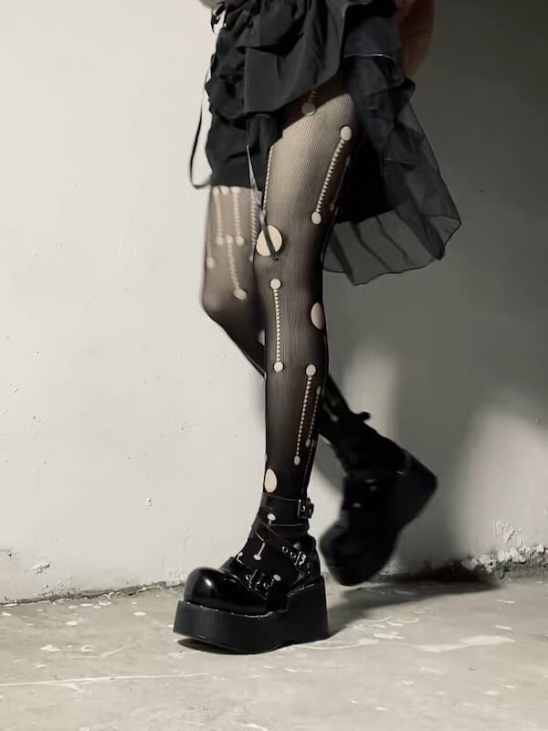 cutiekill-broken-shooting-star-tights-c0142
