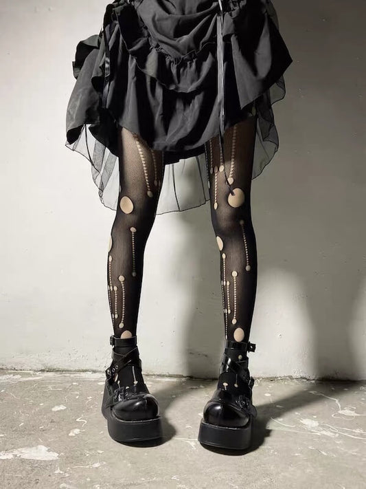 cutiekill-broken-shooting-star-tights-c0142