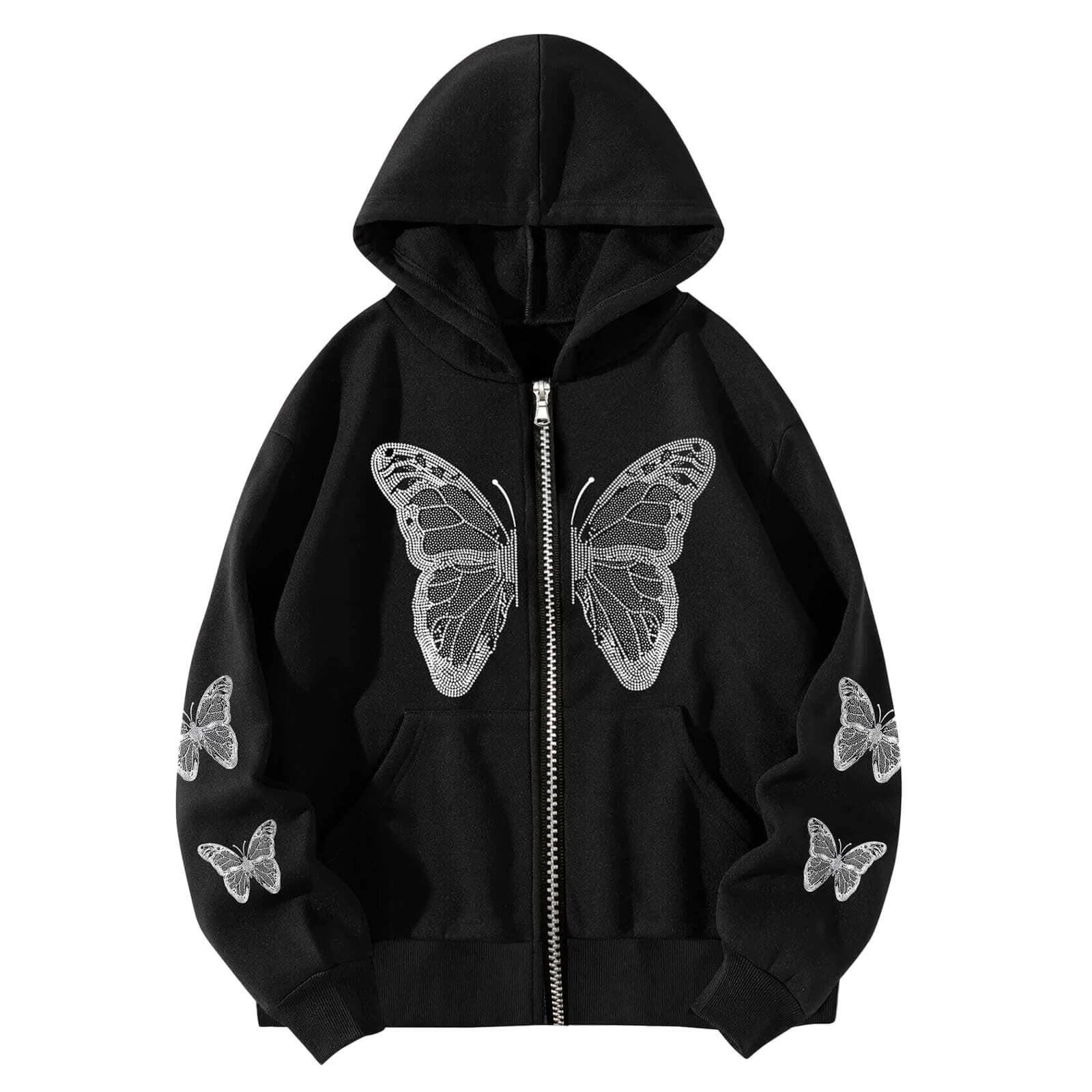 cutiekill-butterflies-zipper-hoodie-ah0242
